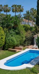 Basen w obiekcie Villa Dos Palomas on the Golden Mile in Marbella lub w pobliżu