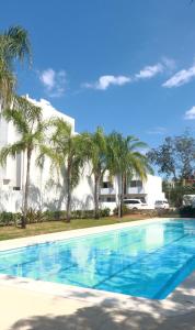 Der Swimmingpool an oder in der Nähe von Casa familiar 3 habitaciones Playa del Carmen