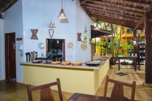 Restaurace v ubytování Pousada Villa N'kara