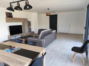 Et opholdsområde på maison angles