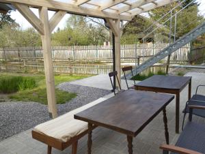 Balkón alebo terasa v ubytovaní Apartmány Svatá