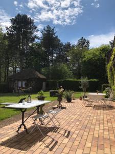 Zahrada ubytování Maison Angulus Ridet