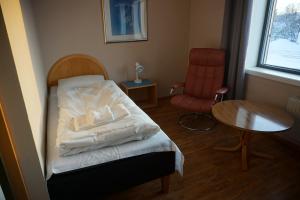 Postel nebo postele na pokoji v ubytování Verdde Hotel Lakselv