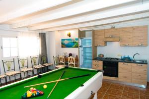 Η κουζίνα ή μικρή κουζίνα στο Hostel Blue Lagoon