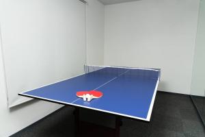 a ping pong table in a room with at TenangTenang-Izu Oceanic Villa- in Futo +38 photos
