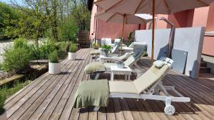 A balcony or terrace at Mulino dell'Abbazia Country Resort