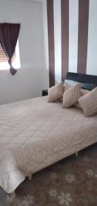 Кровать или кровати в номере Bel appartement à 5min de la plage