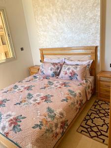 Postel nebo postele na pokoji v ubytování Apartment Familiale Al-Hoceima, Vue sur mer