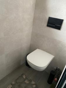 Koupelna v ubytování Pokoj pod Milešovkou