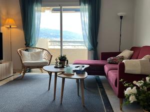 Posedenie v ubytovaní TopMarbella Marina Banus luxurious apartment, Sea and mountain views