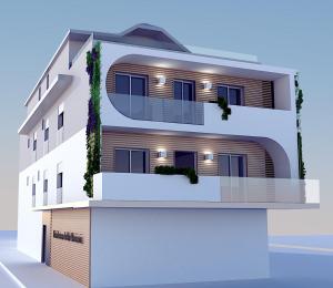 a rendering of a building with lights on at Residenza delle Nazioni in Gatteo a Mare