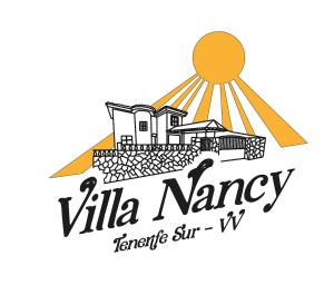 une illustration vectorielle d’un logo nancy de villa dans l'établissement Villa Nancy Tenerife Sur, à Granadilla de Abona