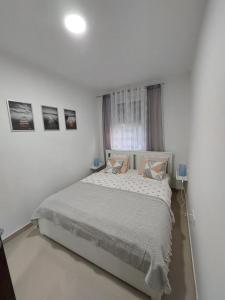 Un pat sau paturi într-o cameră la Apartman Mišić