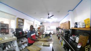 Χώρος καθιστικού στο Sea Look Beach Restaurant Pub & Rooms