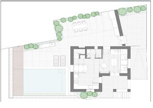 Půdorys ubytování Archico