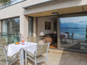 Balkón nebo terasa v ubytování Apartment La Terrasses C2-5 by Interhome