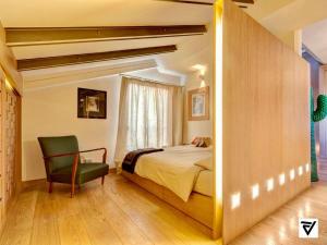 En eller flere senge i et værelse på sui tetti di bologna