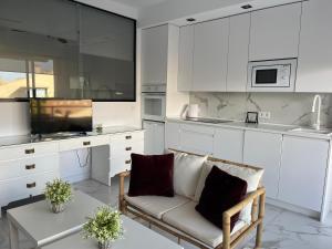 Kuchnia lub aneks kuchenny w obiekcie Bonito apartamento