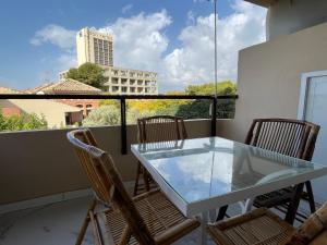 Balkon lub taras w obiekcie Bonito apartamento