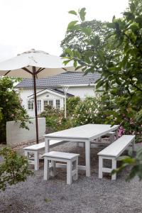 Zahrada ubytování Vallby Cottage