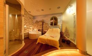 Koupelna v ubytování Hotel Schörhof