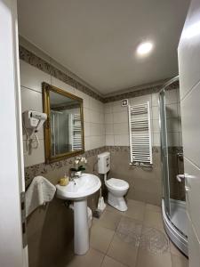 Koupelna v ubytování MM Apartman