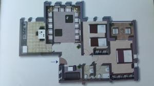 Půdorys ubytování Residence Al Massira