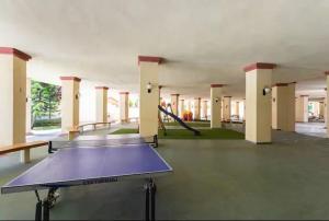 Stolný tenis v ubytovaní Marbella beachfront apartment Romana Playa Elviria alebo v jeho okolí