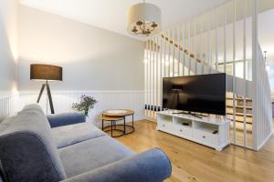 Μια τηλεόραση ή/και κέντρο ψυχαγωγίας στο Luksuslik korter Pärnu südalinnas