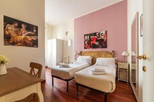 A seating area at 4-rooms flat at Vatican