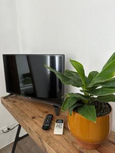TV a/nebo společenská místnost v ubytování Corte Vallio