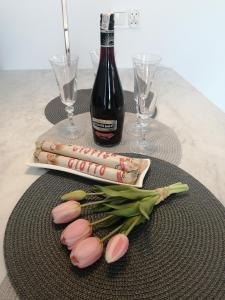 Nápoje v ubytovaní Apartament Zielone Wzgórze 2