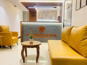 The Urban Hive Hotel的休息区