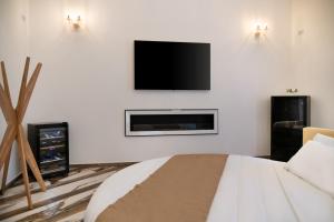 TV a/nebo společenská místnost v ubytování Sant'Antonino Luxury Suite