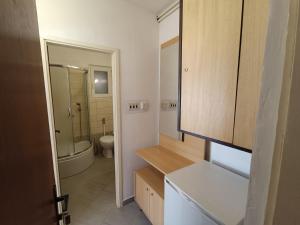 Koupelna v ubytování Rooms Rita