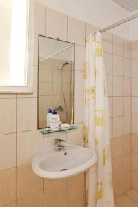 Koupelna v ubytování Svea Hotel