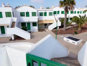 a view of the houses from the balcony at Lightbooking Los Lagos El Cotillo in Cotillo