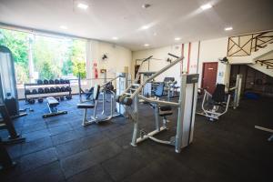Fitness centrum a/nebo fitness zařízení v ubytování Pousada Rangai