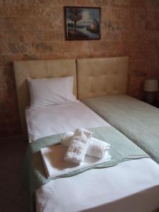 Posteľ alebo postele v izbe v ubytovaní Annas apartment