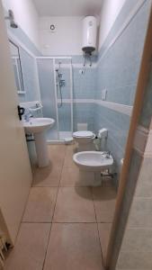Koupelna v ubytování Hotel Soleo