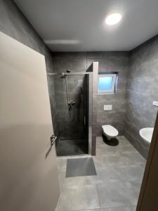 Kúpeľňa v ubytovaní Restaurace - penzion Bavorský dvůr