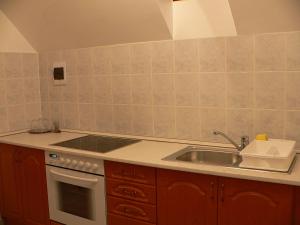 A kitchen or kitchenette at Rider Beach