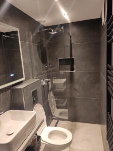 Vannituba majutusasutuses Apartments Samec
