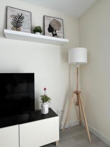 Telewizja i/lub zestaw kina domowego w obiekcie Piso Palacios