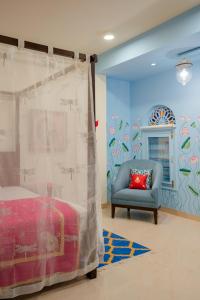 Area soggiorno di Mangalmayee Heritage Home - Boutique Homestay