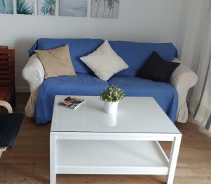 Posezení v ubytování Precioso apartamento frente a la playa