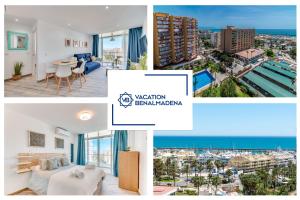 kolaż zdjęć apartamentu w obiekcie VB Diana 1BR Marina & Sea views w mieście Benalmádena