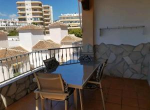 Balkón nebo terasa v ubytování Nerja Zona playa de Burriana