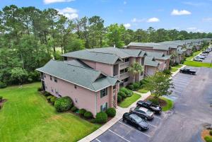 an aerial view of a row of apartment complexes at Beach Place at True Blue - Close to the beach! in Pawleys Island