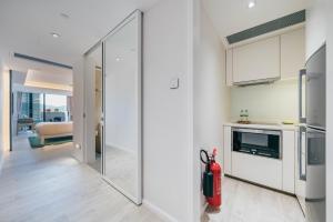 Una cocina o zona de cocina en The Pier Hotel